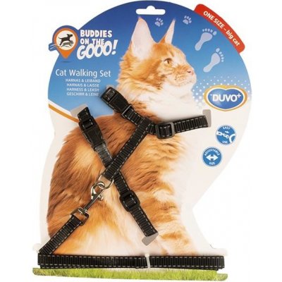 Duvo+ Postroj a vodítko big cat reflex 30 - 50 cm 12 mm - 125 cm – Zboží Mobilmania