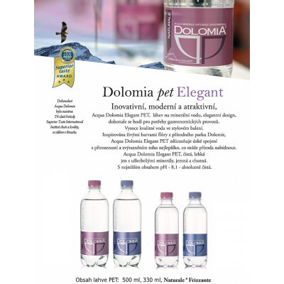 Dolomia Perlivá voda pet 0,5 l – Zboží Dáma