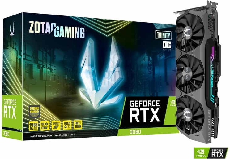 Zotac GeForce RTX 3080 GAMING TRINITY OC LHR 12GB GDDR6X ZT-A30820J-10PLHR