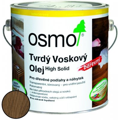 Osmo 3075 Tvrdý voskový olej barevný 0,75 l Černý