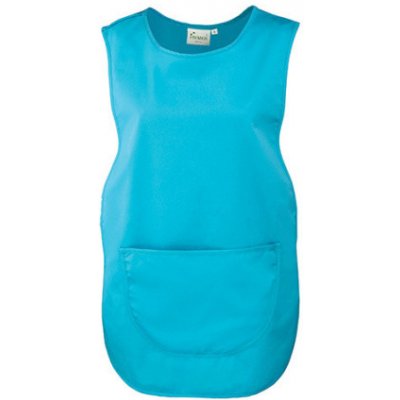 Premier Workwear Dámská tabardová zástěra PR171 Turquoise Pantone 312