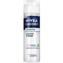 Nivea For Men Sensitive pěna na holení suchá citlivá pleť 200 ml