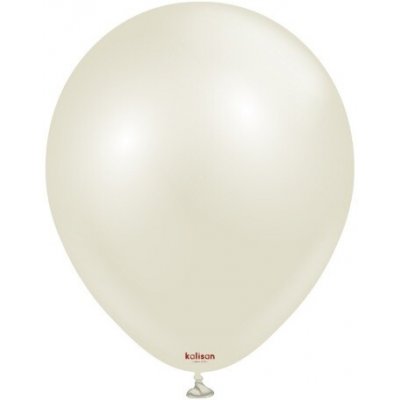 Kalisan Balloons Balonky světlá slonovinová kost, Aura Ivory White 13 cm 5" – Zboží Dáma