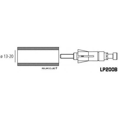 Rizoma Adaptér RIZOMA pro Proguard system ochranné páčky nebo zrcátka, univerzální 13-20mm – Zbozi.Blesk.cz