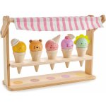 Leaf Toys Scoops and Smiles Tender dřevěná zmrzlinárna s úsměvem 5 druhů kornoutů se zvířátky 5 druhů kornoutů se zvířátky – Sleviste.cz