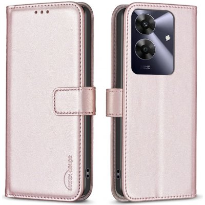 BNF knížkové pouzdro na Realme Note 60 - růžovozlaté – Zboží Živě