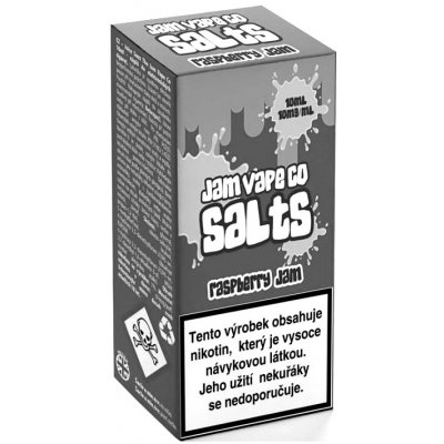 Juice Sauz SALT The Jam Vape Co Raspberry 10 ml 10 mg – Hledejceny.cz