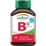 Jamieson Vitamín B12 kyanokobalamín 250 mcg 100 tablet – Hledejceny.cz