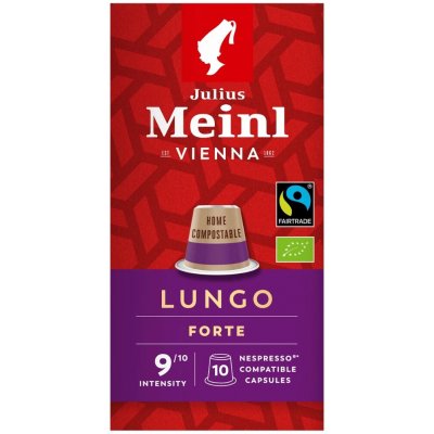 Julius Meinl INSPRESSO Lungo Kompostovatelné kávové kapsle Faitrade do Nespresso 10 ks – Zboží Dáma