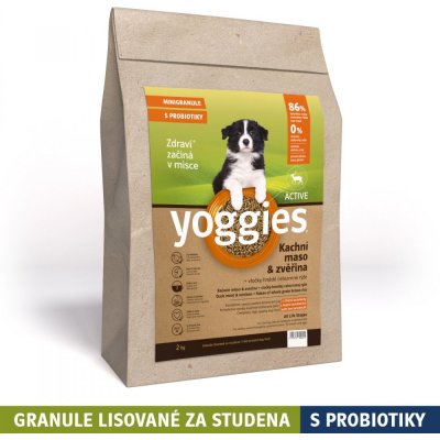Yoggies MINI Active Kachní maso a zvěřina 2 kg – Hledejceny.cz