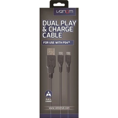 VENOM VS2794 Dual Play & Charge 3 Meter Cable PS4 – Zboží Mobilmania