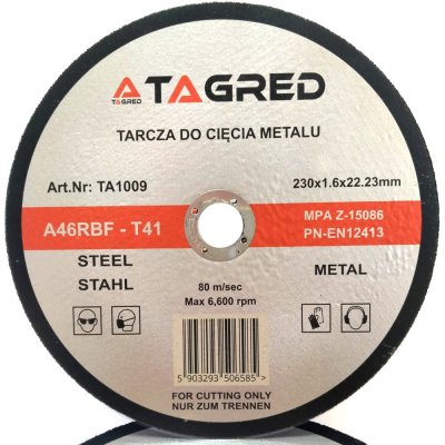 Tagred Kotouč 230 x 22,2 x 1,6 mm TA1009 – Sleviste.cz
