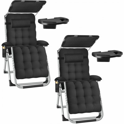 tectake 406255 černá 2 ks – Hledejceny.cz