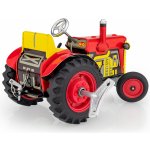 Kovap Traktor Zetor červený na klíček kov 14cm v krabičce 1:25 – Zboží Dáma