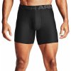 Boxerky, trenky, slipy, tanga Under Armour Tech 6In 2 Pack Black