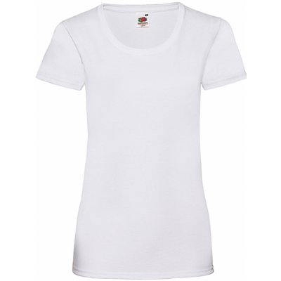 Fruit of the Loom Ladies Valueweight T bílá – Zboží Mobilmania