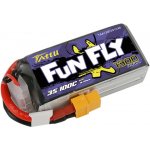 TATTU FunFly LiPo Series 3S 3S1P 100C XT60 Plug 11,1V 1300 mAh – Zbozi.Blesk.cz