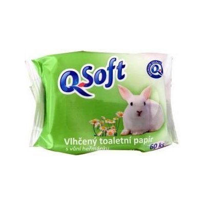 Q-Soft vlhčený s heřmánkem 60 ks – Hledejceny.cz