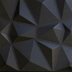 Impol Trade 3D 0004 50 x 50 cm DIAMANT černá 1ks – Sleviste.cz