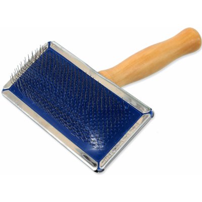 Dog Fantasy Kartáč s drátky dřevěný L – Zboží Dáma