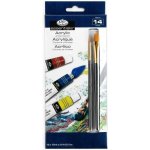 Sada akrylových barev 12x12ml + 2 x syntetický štětec – Hledejceny.cz