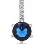 Brilio Silver Okouzlující stříbrný přívěsek se zirkony PT60WB – Zboží Dáma