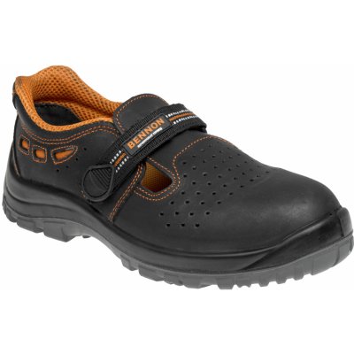 BENNON LUX S1 sandále černá/oranžová – Zboží Mobilmania