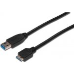 Digitus AK-300117-003-S USB 3.0 kabel, USB A - Micro USB B, M / M, 0,25 m,UL, bl – Zboží Živě