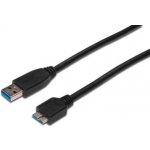 Digitus AK-300117-003-S USB 3.0 kabel, USB A - Micro USB B, M / M, 0,25 m,UL, bl – Sleviste.cz