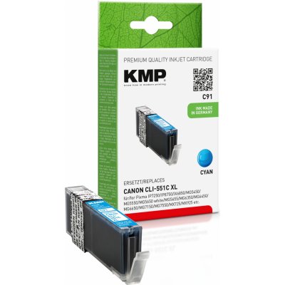 KMP Canon CLI-551XLC - kompatibilní – Zboží Mobilmania