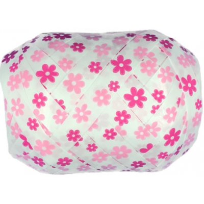 Stuha vázací MEADOW BLOSSOM růžová (velké Mega klubko) 1 cm x 30 m – Zboží Dáma