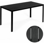 EcoToys SAK-156 BLACK Zahradní cateringový stůl - černá, 156x78cm – Hledejceny.cz