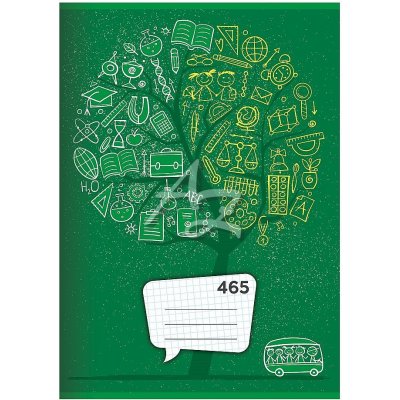 JUNIOR Sešit A4 čtverečkovaný 465 – Zboží Dáma