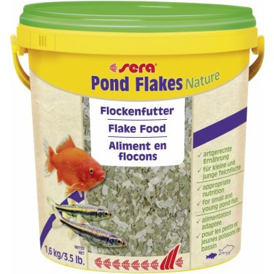 Sera Pond Flakes Nature 10 l – Zbozi.Blesk.cz