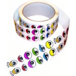 Samolepky oči 2000 ks barevné – Zboží Dáma