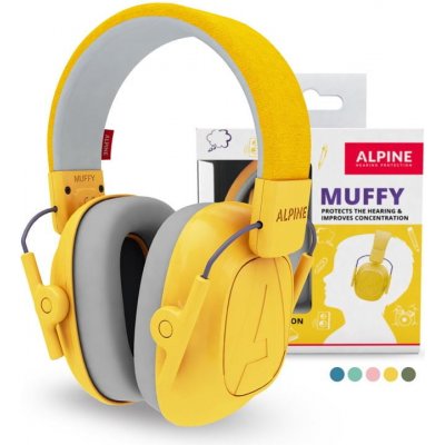 ALPINE Muffy Protect Headphones for Kids Yellow – Zboží Mobilmania