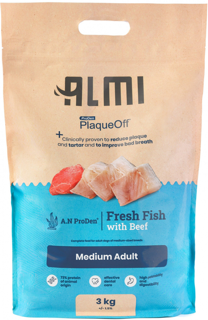 Almi Medium Adult Granule s mořskou řasou 12 kg