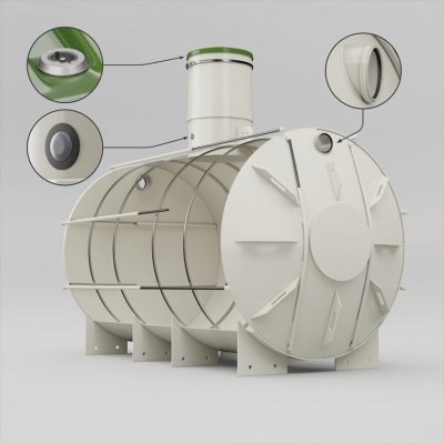 Sineko Akumulační nádrž Nautilus 9 m³ Hard line – HobbyKompas.cz