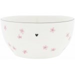 Bastion Collections Keramická miska White Rose Little Flowers 600 ml – Zboží Mobilmania