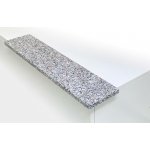 TONE OF STONE Venkovní parapet z přírodního kamene - Žula Rosa Beta lesk, 250x250x20 mm – HobbyKompas.cz