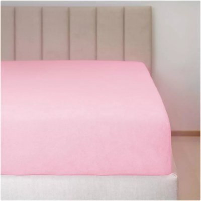 Polášek Prostěradlo froté růžové 90x200x15-18 – Hledejceny.cz