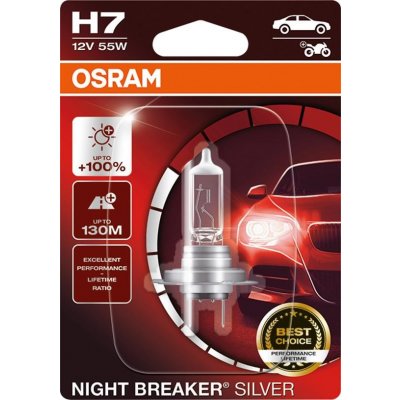 Osram Night Breaker Silver H7 PX26d 12V 55W 64210NBS-01B