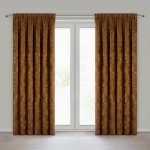 EUROFIRANY ZATEMŇOVACÍ ZÁVĚS NA PÁSCE NESKA 140X270 CM MEDOVÝ – Hledejceny.cz