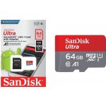 SanDisk microSDXC UHS-I U1 64 GB SDSQUA4-064G-GN6MA – Zbozi.Blesk.cz