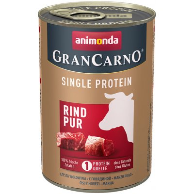 Animonda Gran Carno Single Protein Adult čisté hovězí maso 24 x 400 g