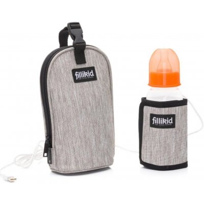 Fillikid Ohřívač lahví Light Grey Melange – Zboží Mobilmania