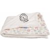 Dětská deka Kaarsgaren Dětská smetanová deka růžový lev Wellsoft bavlna