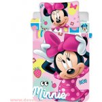 Jerry Fabrics povlečení Minnie růžové 100 x 135 cm 40 x 60 cm – Sleviste.cz