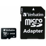 Verbatim MicroSDXC 64 GB 44084 – Zboží Živě