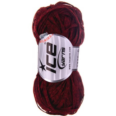 GSC - Ice yarn Příze Viscose Shine Bulky Barva: 58905 tmavě červená – Zboží Dáma